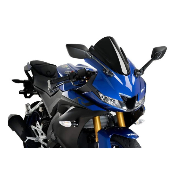 Puig Puig racing screen | black (opaque) | yamaha yzf-r125 2019>2022